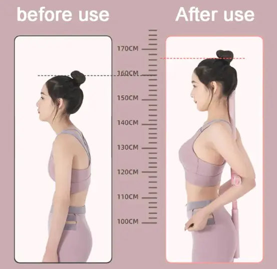 Adjustable Stainless Steel Yoga Posture Corrector Stick