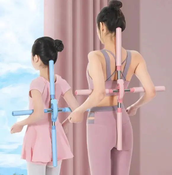 Adjustable Stainless Steel Yoga Posture Corrector Stick